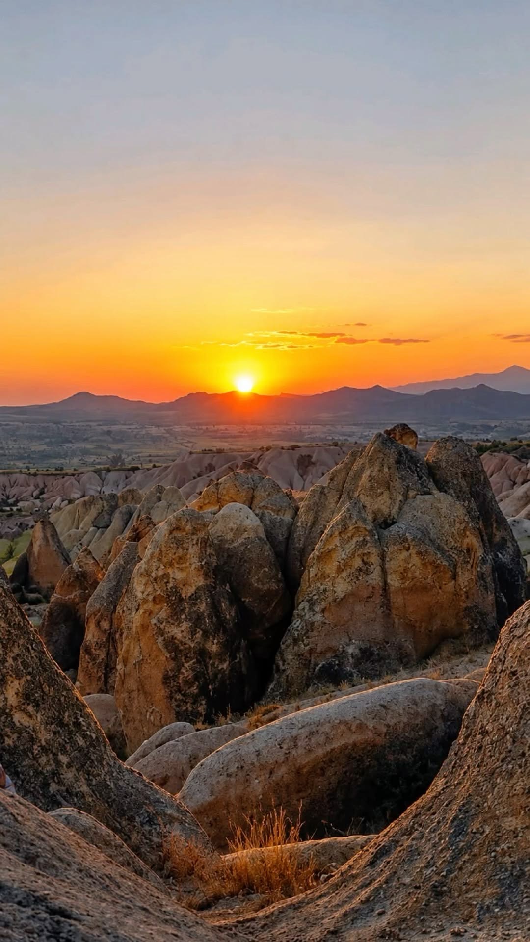 Sunset over Cappadocia